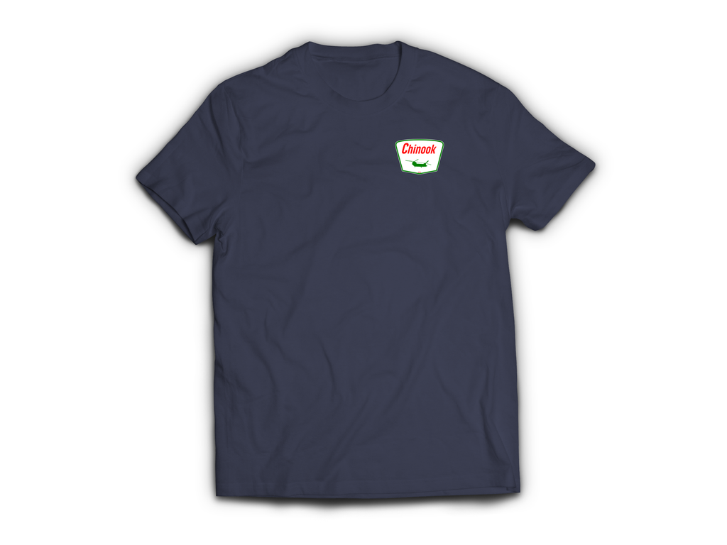 Chinook Service T-Shirt — Navy, front