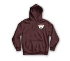 Chinook Service Hoodie — Maroon, front