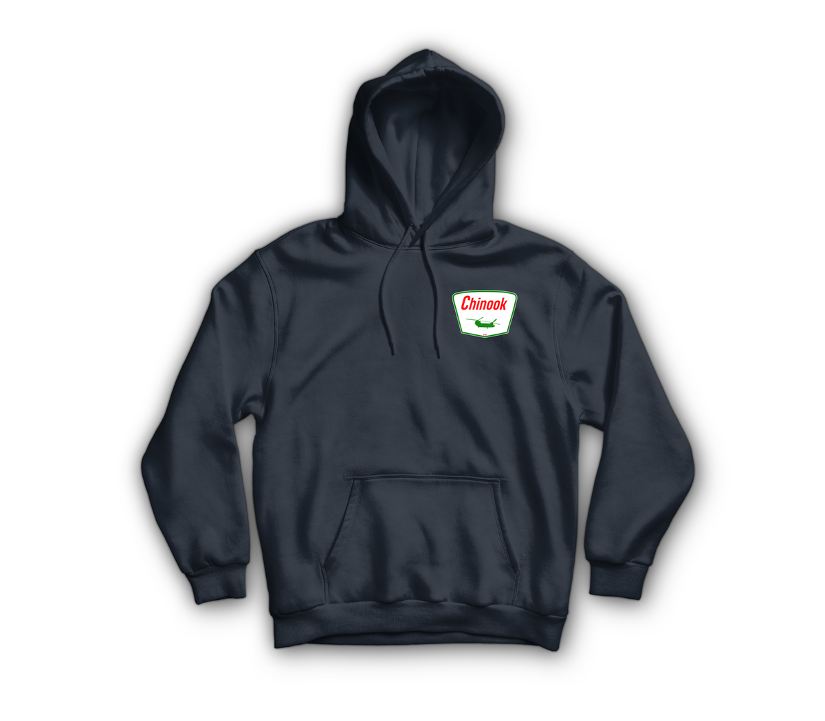 Chinook Service Hoodie — Navy, front