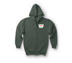 Chinook Service Zip Hoodie — Forrest Green, front