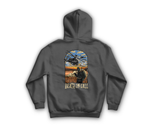 Death On Call Pullover Hoodie — Charcoal, back