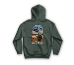 Death On Call Pullover Hoodie — Forrest Green, back
