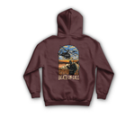 Death On Call Pullover Hoodie — Maroon, back