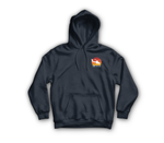 Death On Call Pullover Hoodie — Navy, front