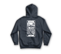 Death Tarot Card Hoodie — Navy, back