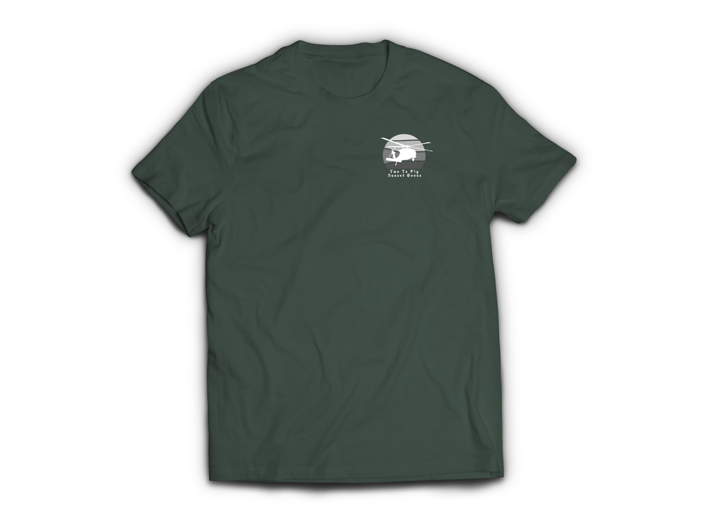 Death Tarot Card T-Shirt — Forrest Green, front