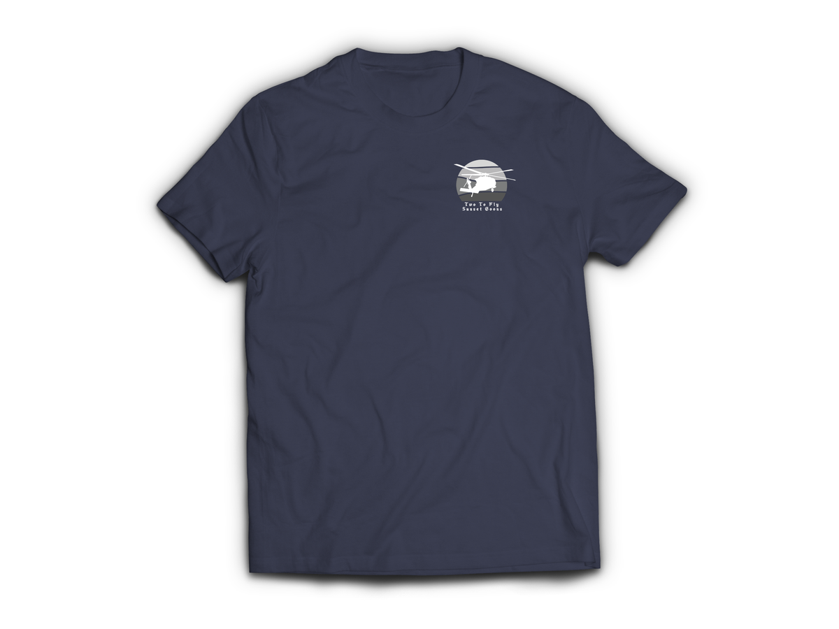 Death Tarot Card T-Shirt — Navy, front