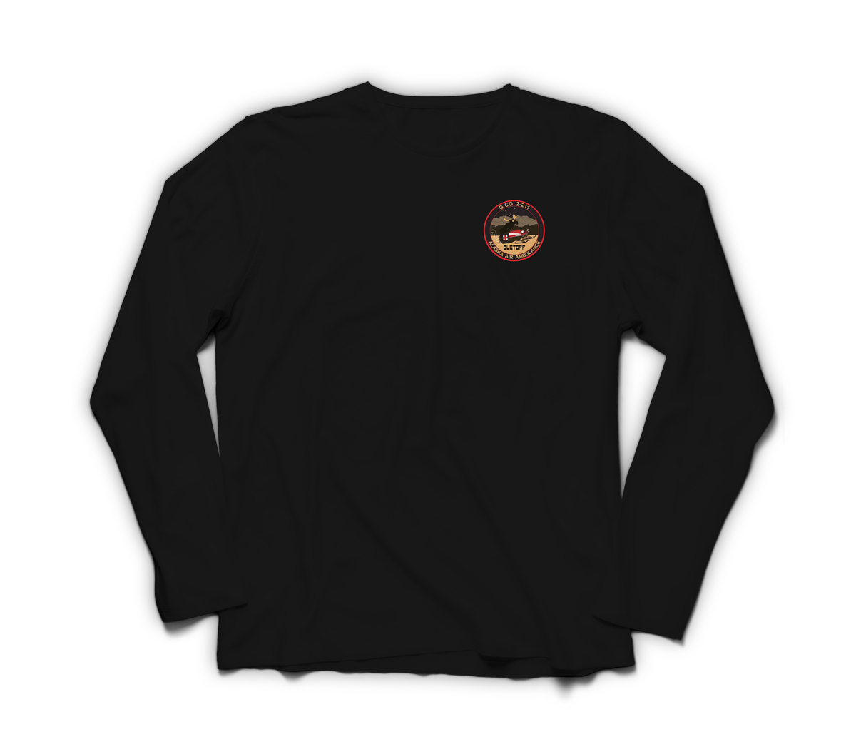 Dustoff AK V2 Long Sleeve — Black, front