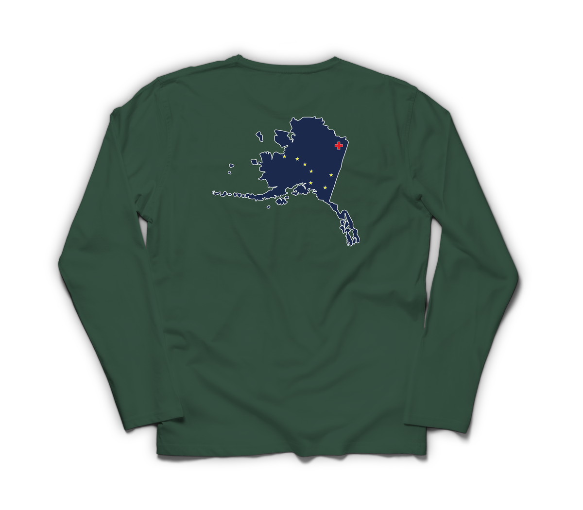Dustoff AK V2 Long Sleeve — Forrest Green, back