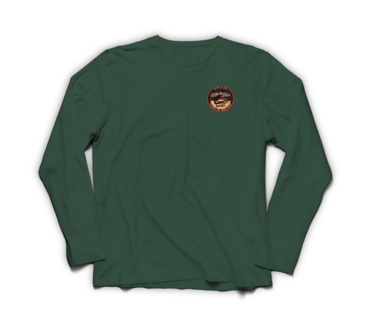 Dustoff AK V2 Long Sleeve — Forrest Green, front