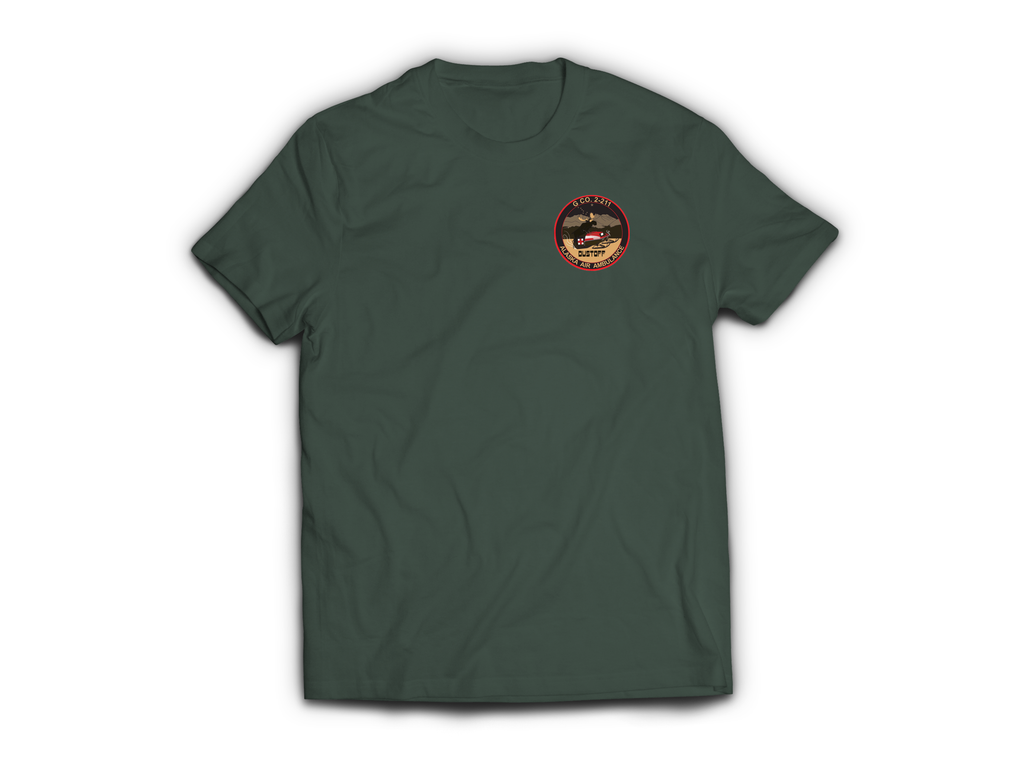 Dustoff AK V2 T-Shirt — Forrest Green, front