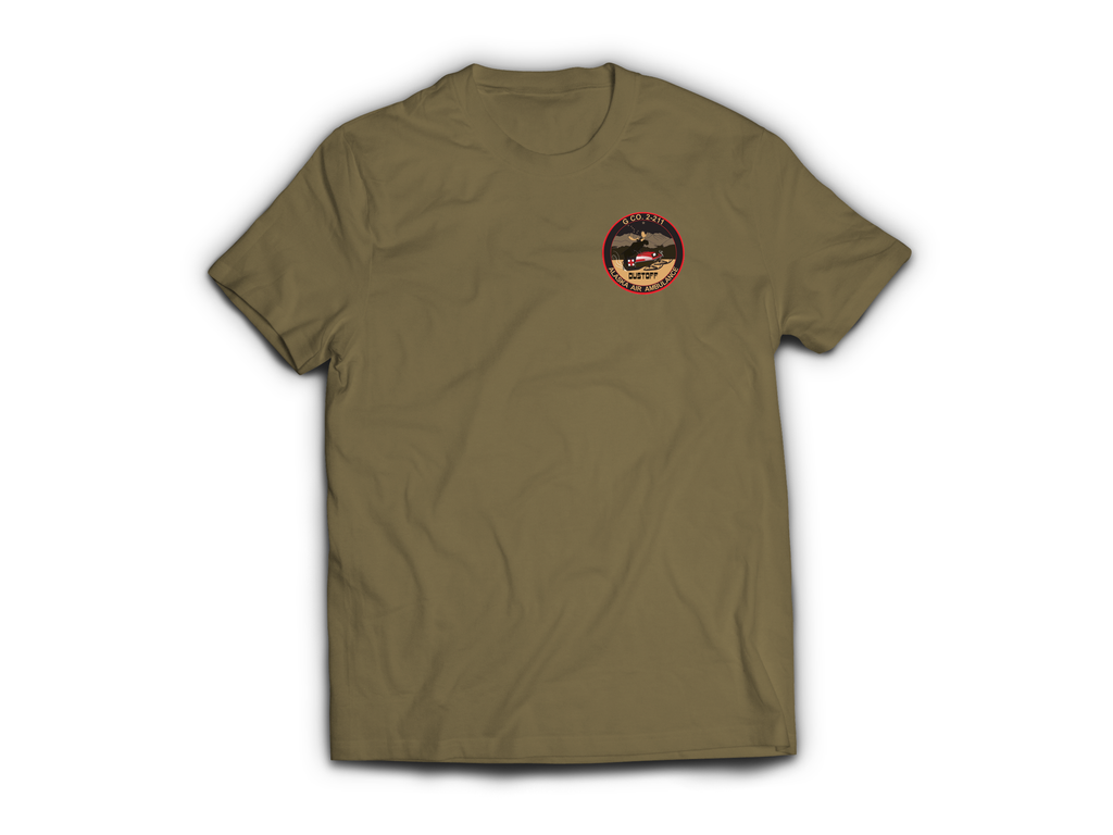 Dustoff AK V2 T-Shirt — Tan499, front