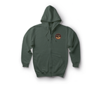 Dustoff AK V2 Zip Hoodie — Forrest Green, front