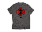 DUSTOFF T-Shirt V1 — Charcoal, back