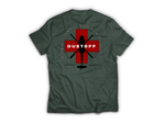 DUSTOFF T-Shirt V1 — Forrest Green, back