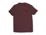 DUSTOFF T-Shirt V1 — Maroon, front