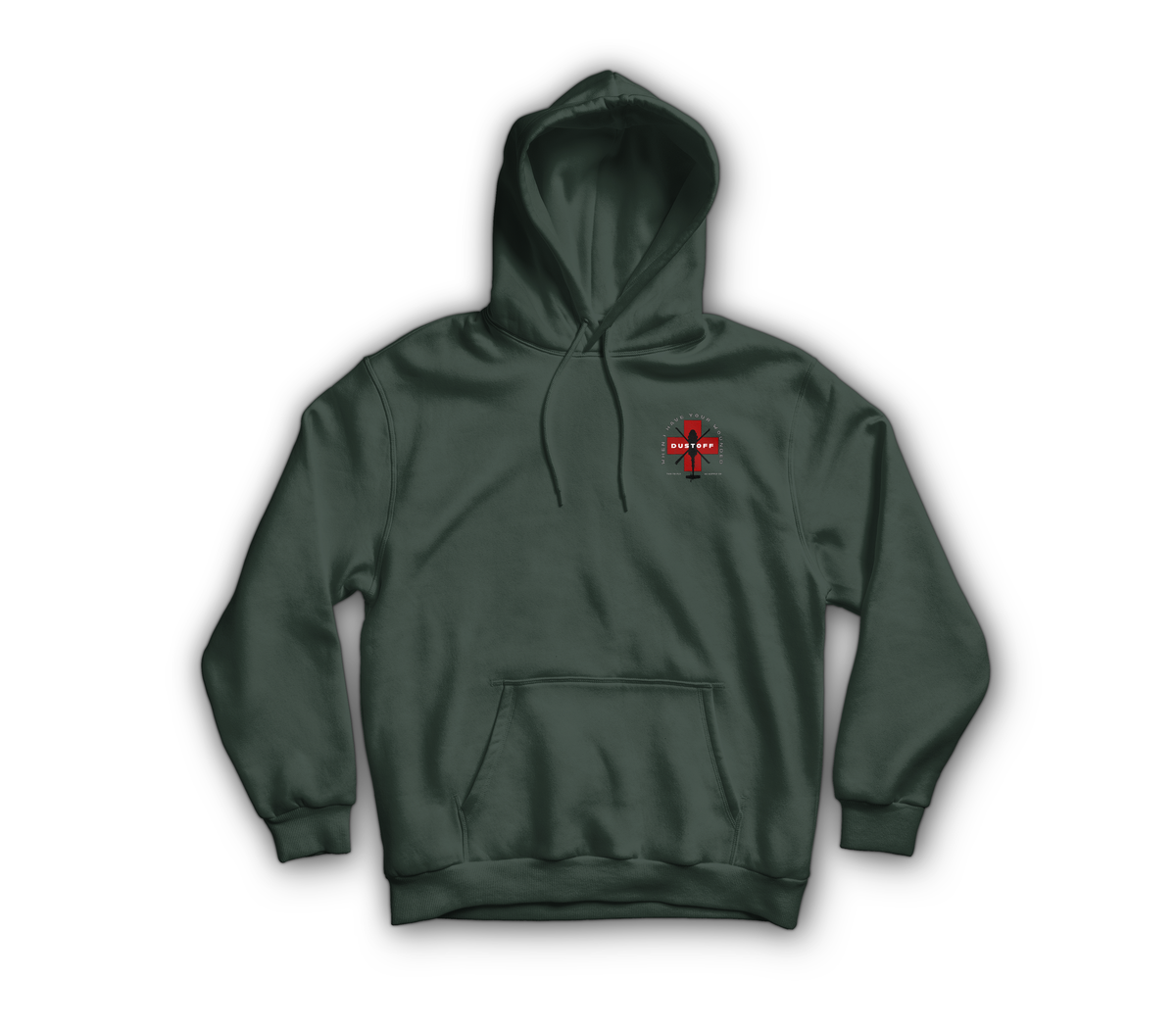 Dustoff Hoodie — Forrest Green, front