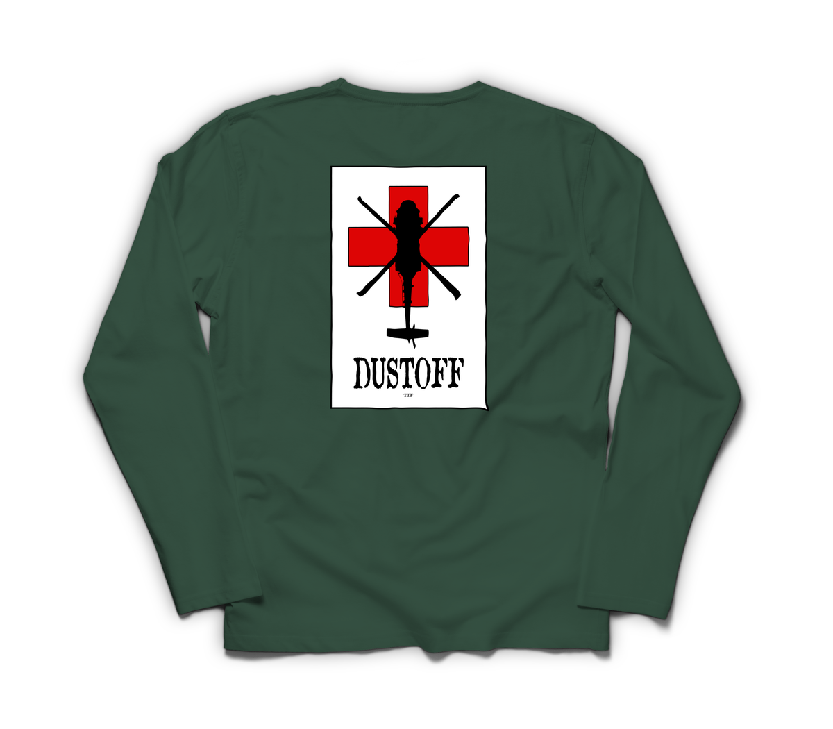 DUSTOFF V2 Long Sleeve — Forrest Green, back