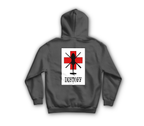 DUSTOFF V2 Hoodie — Charcoal, back
