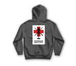 DUSTOFF V2 Hoodie — Charcoal, back