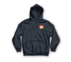 DUSTOFF V2 Hoodie — Navy, front