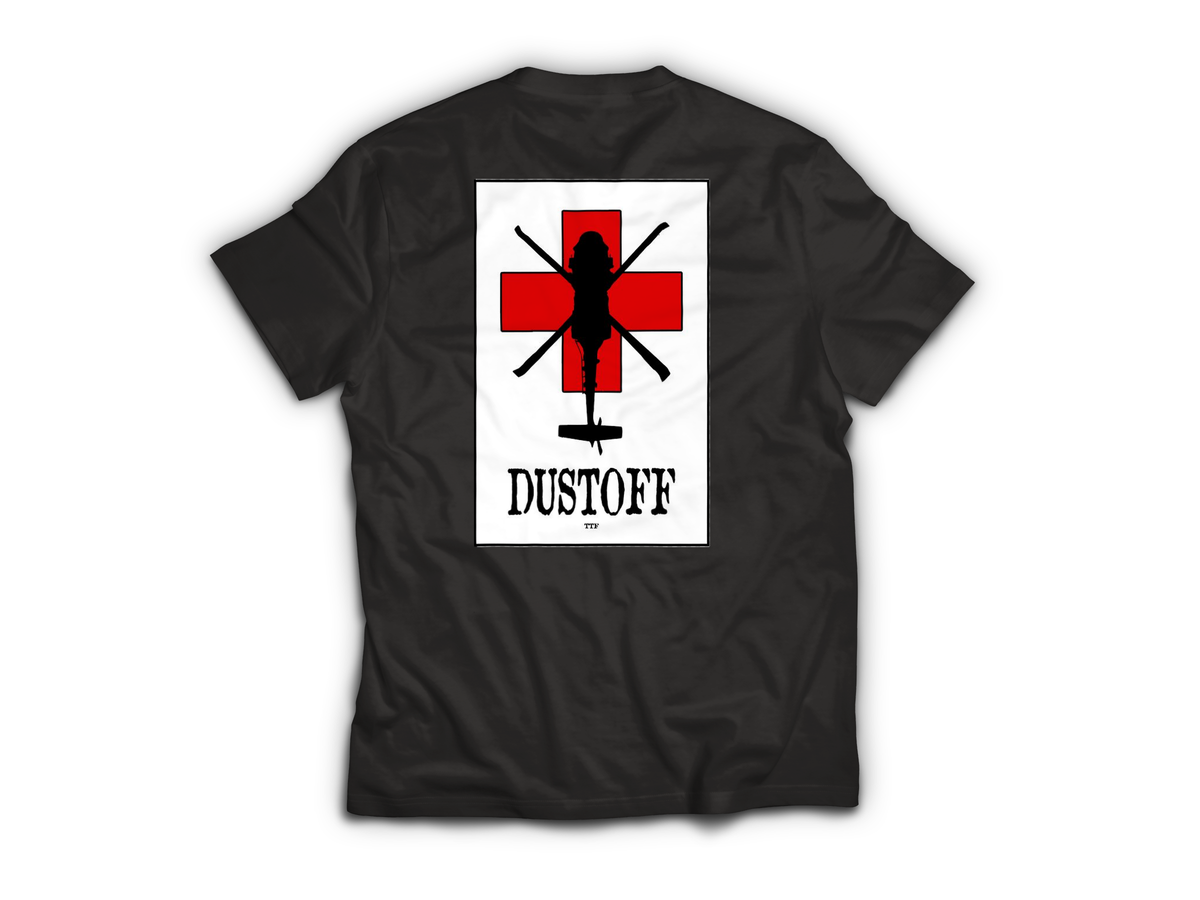 DUSTOFF V2 T-Shirt — Black, back