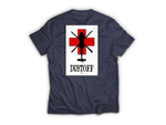 DUSTOFF V2 T-Shirt — Navy, back