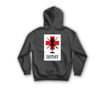 DUSTOFF V2 Zip Hoodie — Dark Heather, back