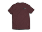 Fly Till I Die T-Shirt — Maroon, front