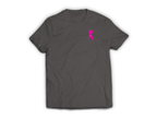 Fuck Cancer Charity T-Shirt — Charcoal, front