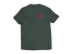 Fuck Cancer Charity T-Shirt — Forrest Green, front