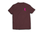 Fuck Cancer Charity T-Shirt — Maroon, front