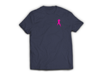 Fuck Cancer Charity T-Shirt — Navy, front