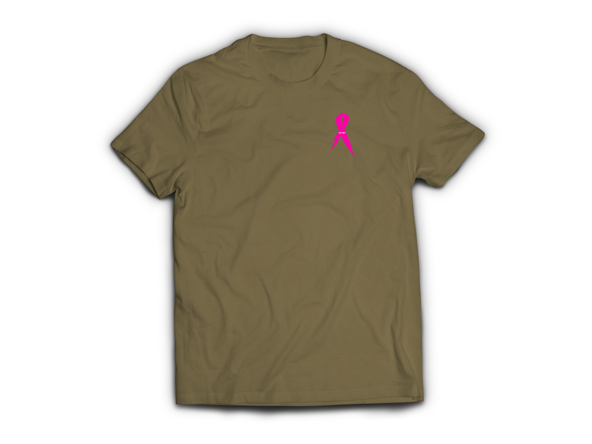 Fuck Cancer Charity T-Shirt — Tan499, front