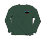 Get Lost V2 Long Sleeve — Forrest Green, front