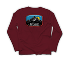 Get Lost V2 Long Sleeve — Maroon, back