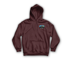 Get Lost V2 Hoodie — Maroon, front