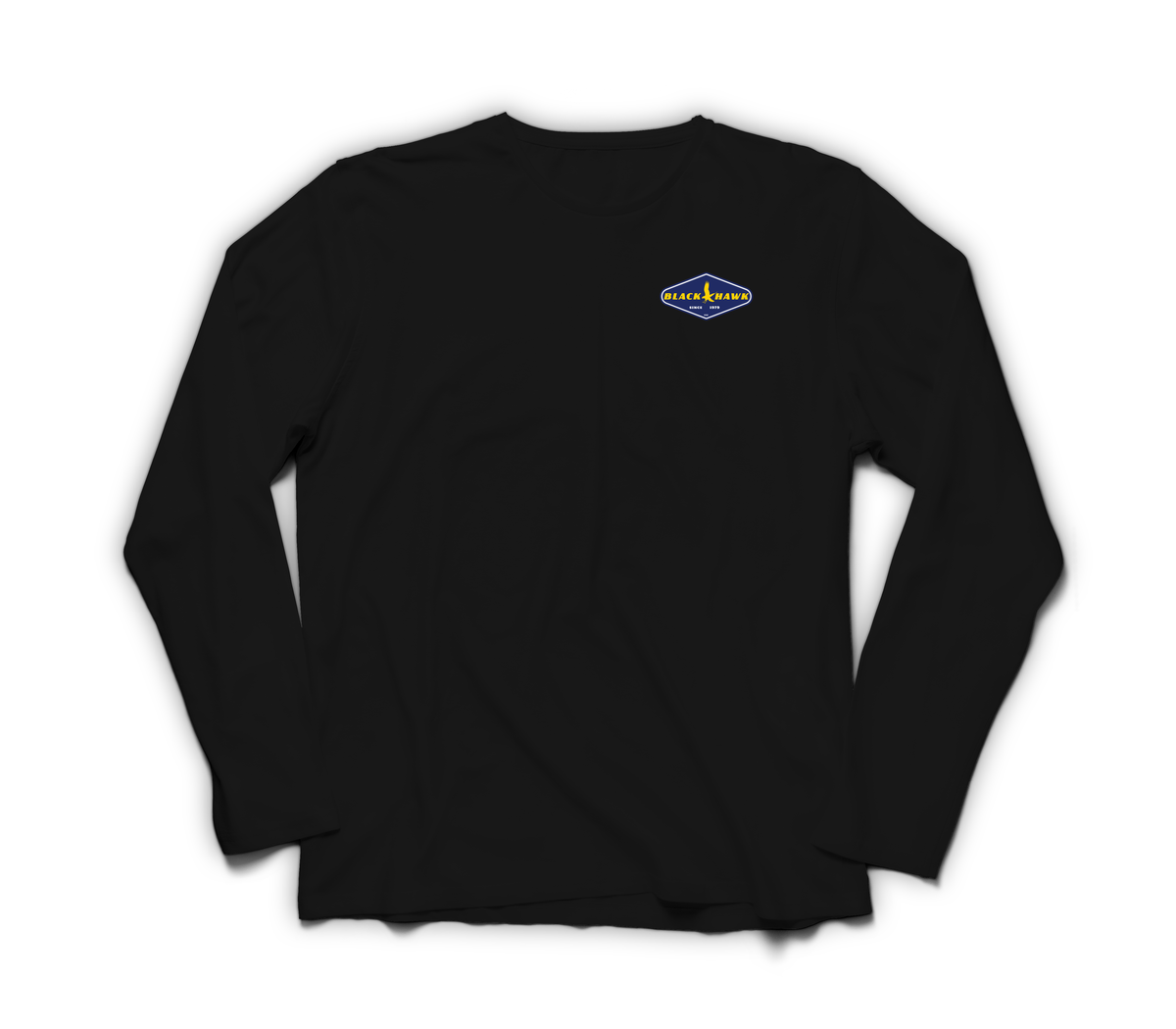 Good Hawk Long Sleeve — Black, front