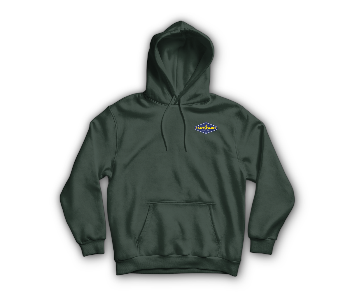 Good Hawk Hoodie — Forrest Green, front