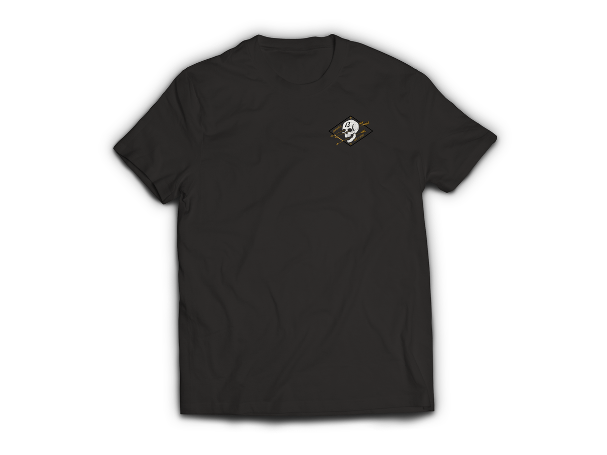 Gunfighters T-Shirt — Black, front