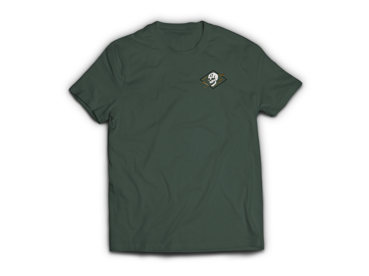 Gunfighters T-Shirt — Forrest Green, front