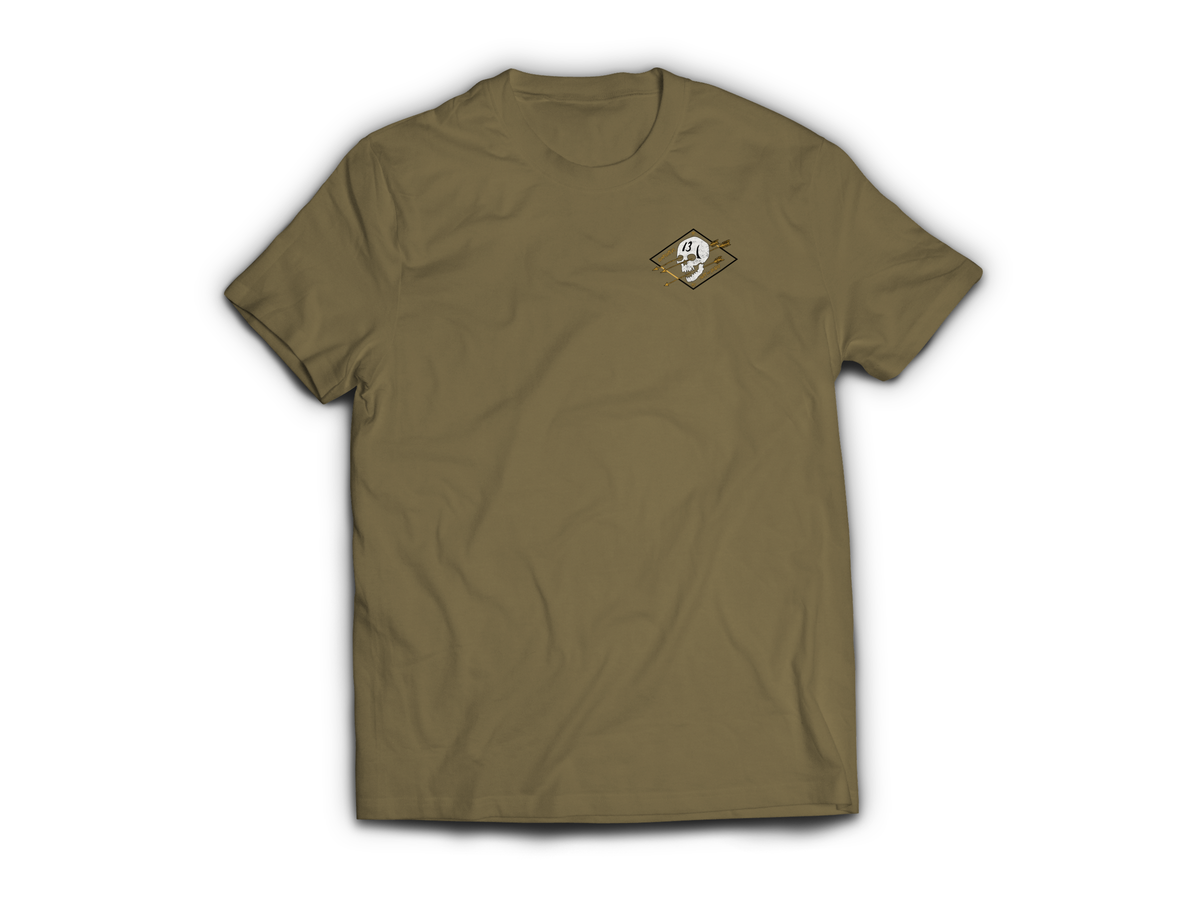 Gunfighters T-Shirt — Tan499, front