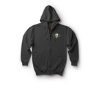 Gunfighters Zip Hoodie — Black, front