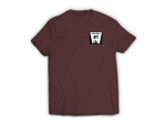 Highway 81 T-Shirt — Maroon, front