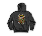 Hooker Fire Service Zip Hoodie — Black, back