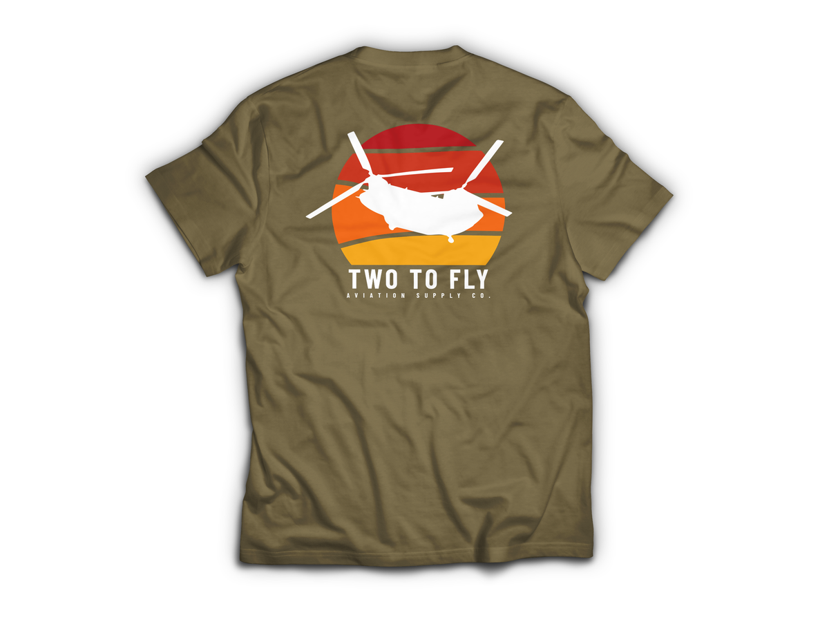 Hooker Sunset T-Shirt — Tan499, back