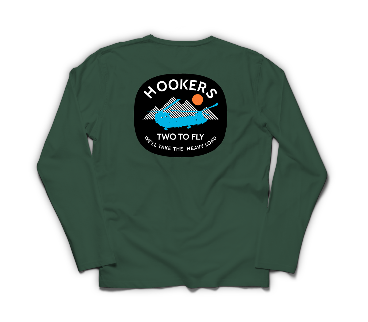 Hookers Long-Sleeve — Forrest Green, back