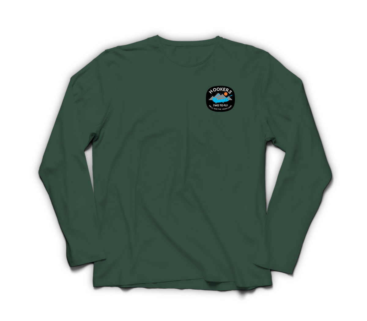 Hookers Long-Sleeve — Forrest Green, front