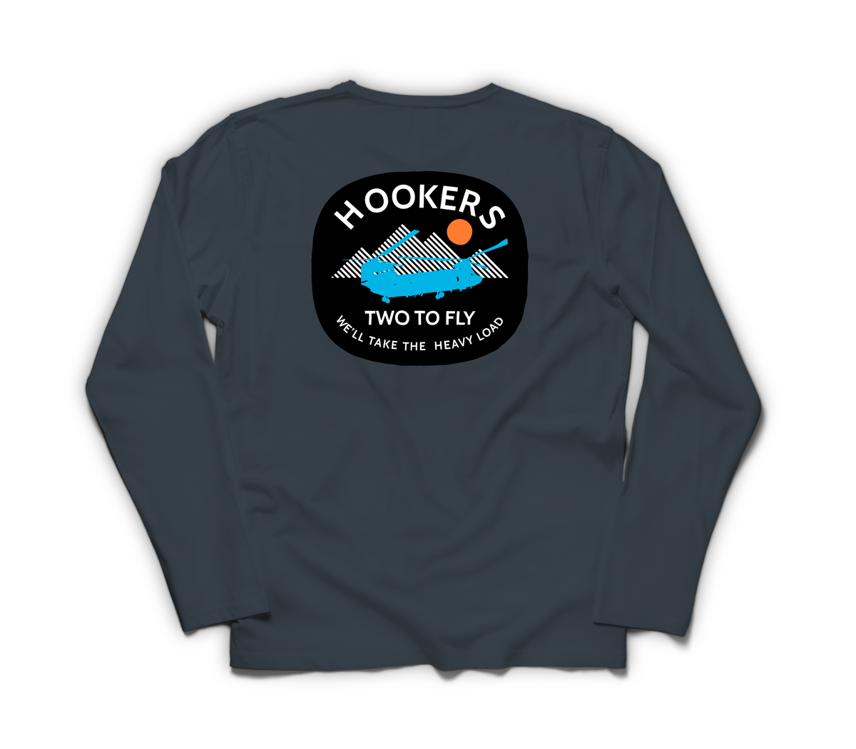 Hookers Long-Sleeve — Navy, back