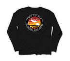 Hooking Ain't Easy Long-Sleeve — Black, back